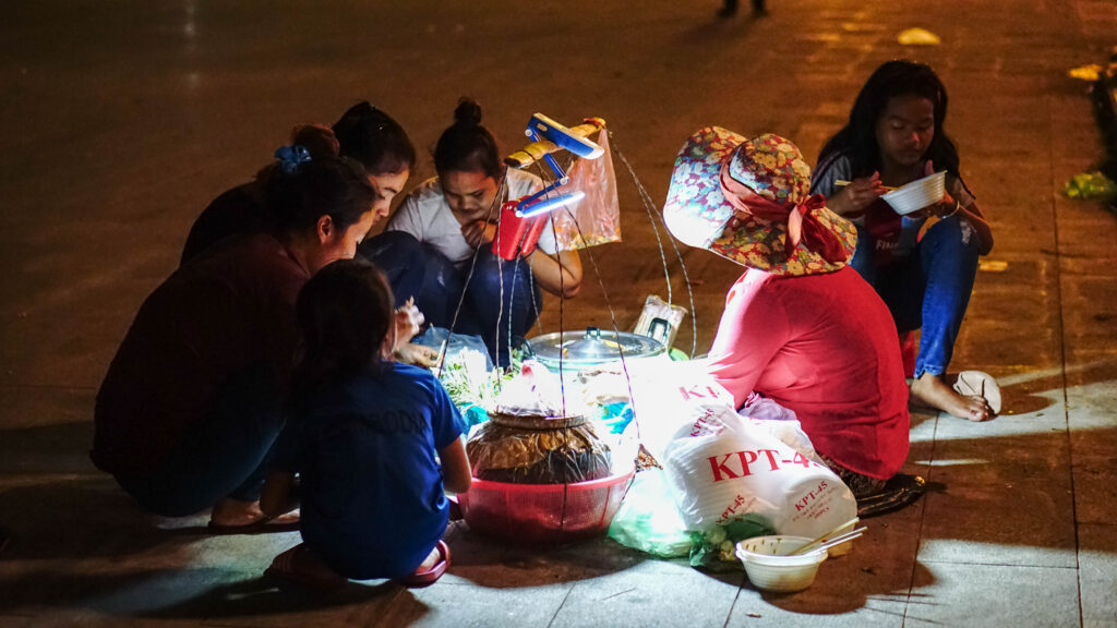Documentary photography of street life in Cambodia