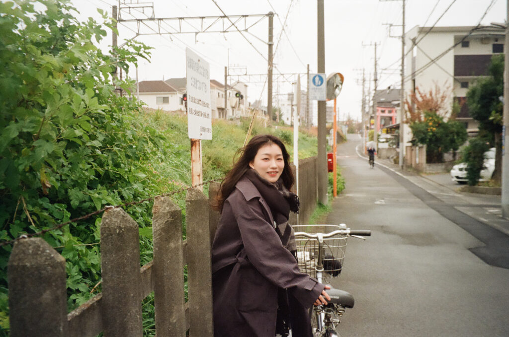 Documentary photography of street scenes in Japan on film